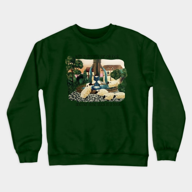 Belle - Beauty and the Beast Crewneck Sweatshirt by BeverlyHoltzem